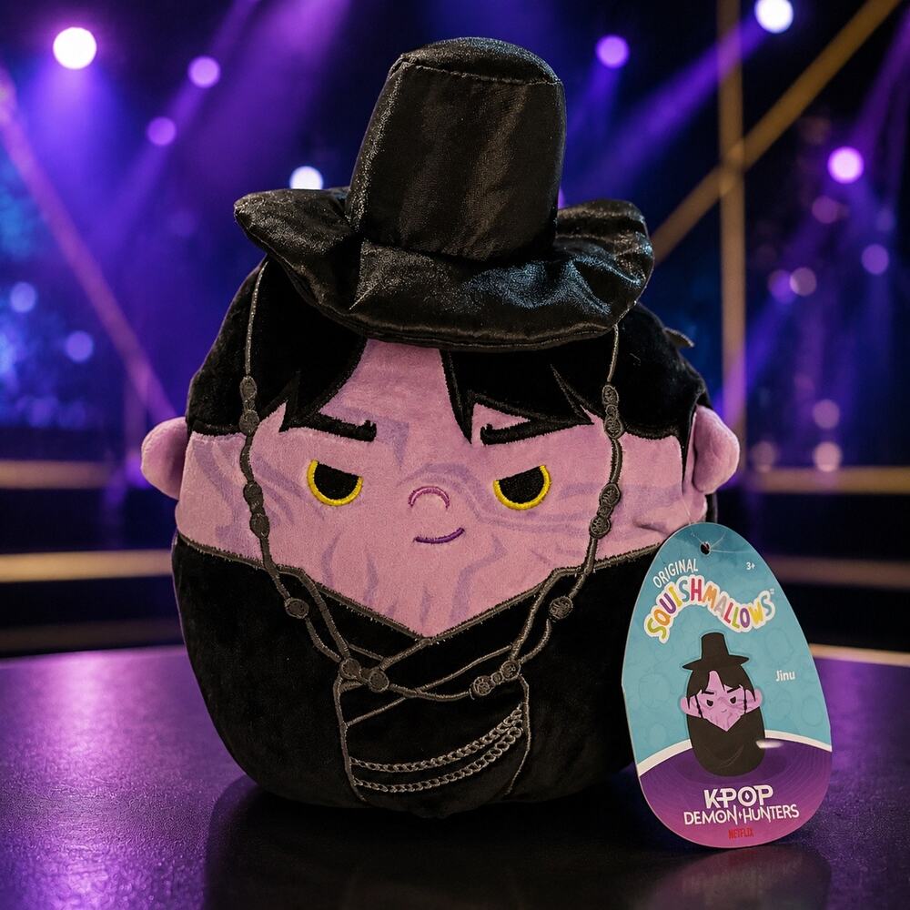 Squishmallows KPop Demon Hunters Jinu 8 Inch Plush Netflix New With Tags